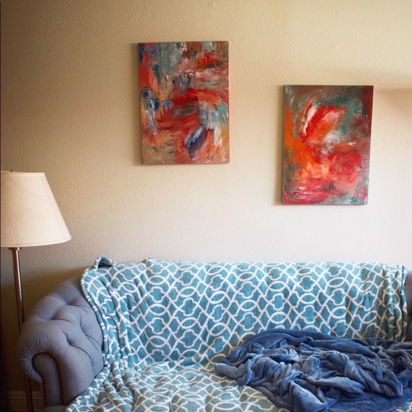 Abstract Canvas Painting Original Artwork - Picture 2 of 9